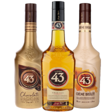 Licor 43 original, crème brûlée of chocolate